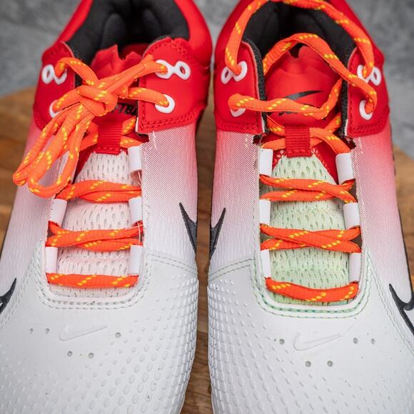 Nike Hyperdiamond 4 Elite Softball Cleats Red/White Women's 8.5 CZ5917-600 READ - Picture 3 of 8